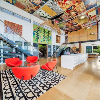 Far North Queensland beach home for sale with 30 paintings on the ceiling