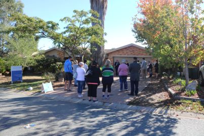 'We are seeing really genuine buyers': Curtin house sells with one bidder