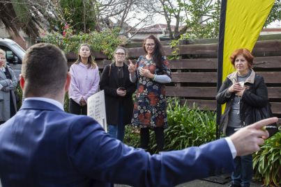 Nervous first-home buyers slip up in error-riddled Fitzroy North auction