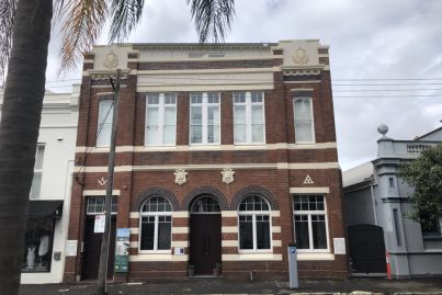 This former Temperance Hall is now apartments with a wine cellar