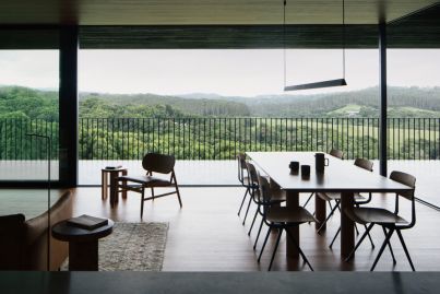 The dramatic holiday home in a secret town in the Byron hinterland