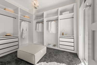 Shoe racks and plenty of hanging space: How to create a wardrobe that works