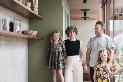 How this family of four fit comfortably in their 4.2-metre-wide home