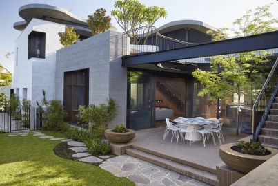 Designer Perth home has curves and colour in all the right places
