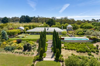 French provincial-style homestead with views to Mount Macedon is simply sublime