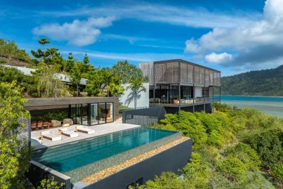 Phenomenal Whitsundays house on the Coral Sea listed with resort butler service