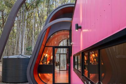 Designer cabin shaped like a caravan sells after seven-figure hopes