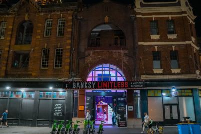 Global Banksy exhibition opens at Circular Quay site