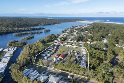 Popular caravan park with development upside for sale