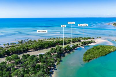 This private island comes with its own airstrip, helipad and barge access – and it's for sale