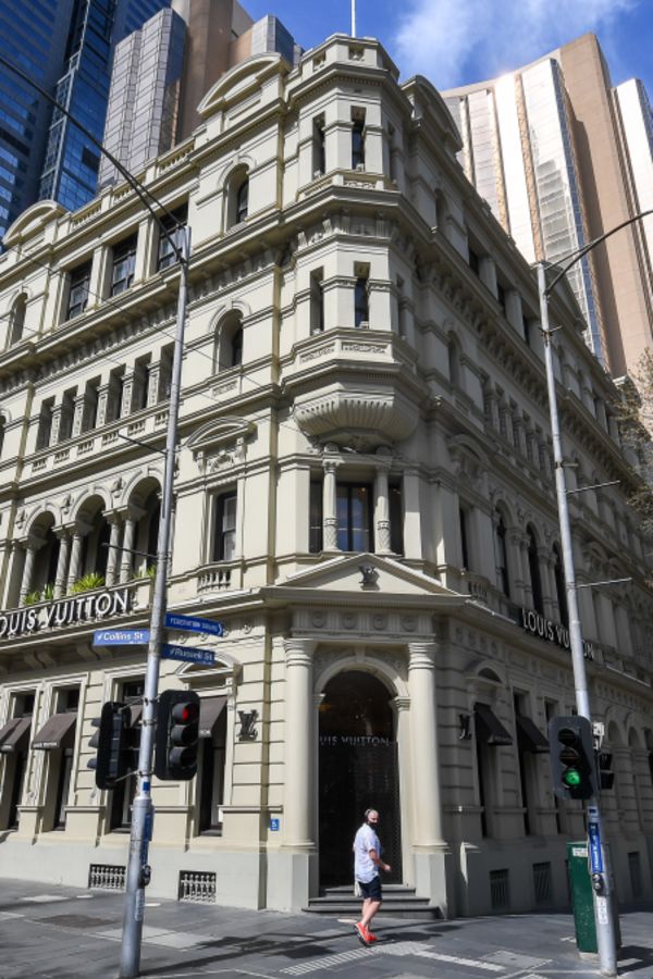 Louis Vuitton building Melbourne Collins Street landmark for sale with  50m price expectations  newscomau  Australias leading news site
