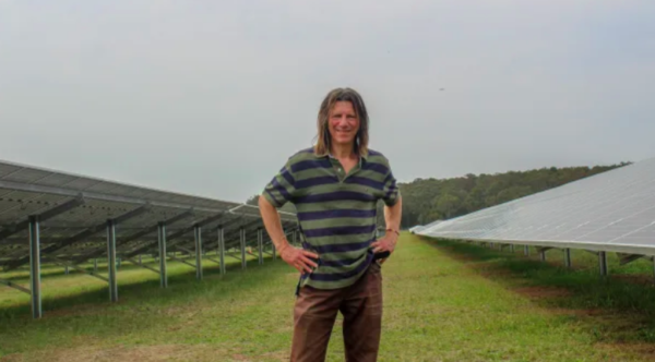 Hotel mogul launches solar farm in coal country