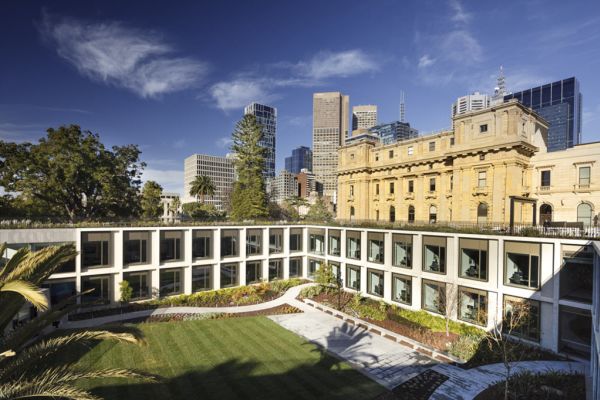 A sunken building to house MPs wins three national architecture gongs