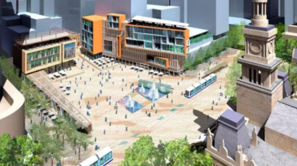 Decades-old plan for Sydney town square one step closer to reality