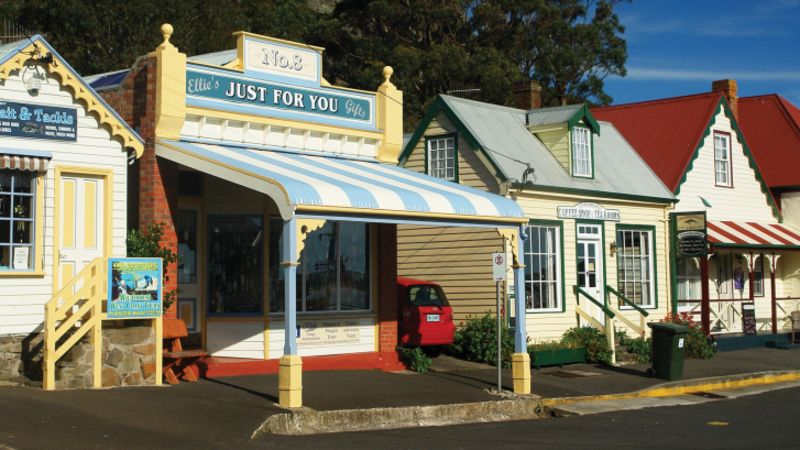 The Building of the Stanley Supermarket in Town. Tasmania, Australia.  Editorial Stock Photo - Image of shop, stanley: 185436463