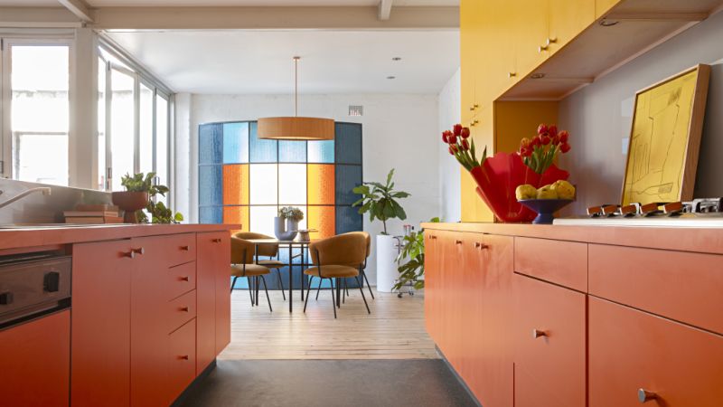 Inside a colourful Fitzroy North home that started its life as a horse stable