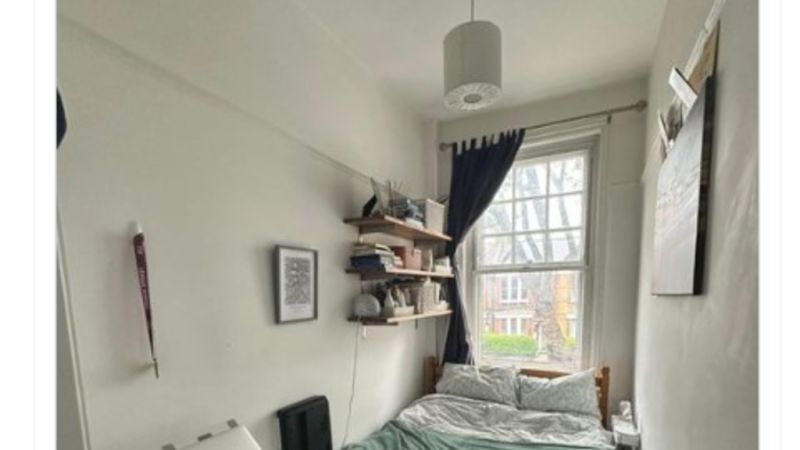 London flat for rent is likened to a 'prison cell' with its tiny floorplan