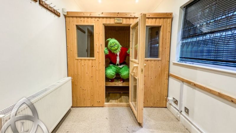 Grumpy guest makes surprise appearance in rental listing