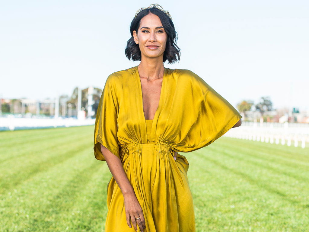 Lindy Rama-Ellis: the model and face of Caulfield's Spring Racing Carnival is back in business