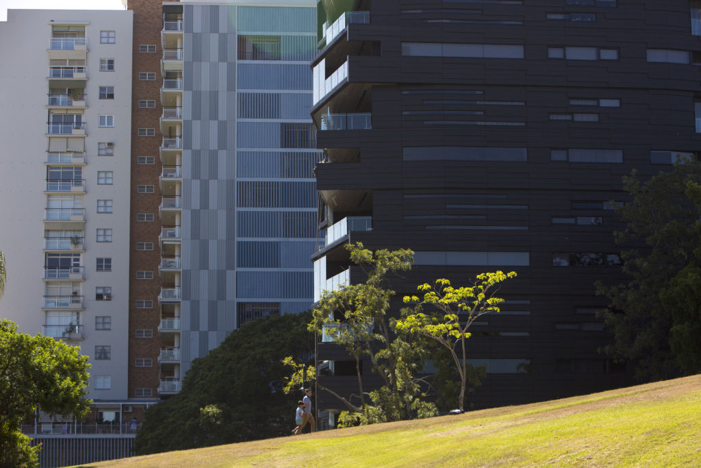 Thousands of new units in key inner-city locations were built in Brisbane over the past 10 years. Photo: Tammy Law