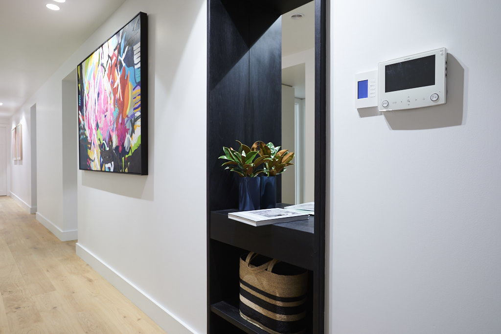 Shaynna Blaze loved the easy access nook by the front door. Photo: Channel Nine Photo: Channel Nine