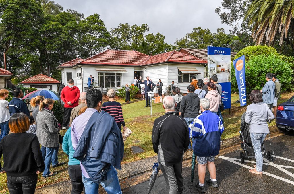 Houses were slightly more likely to sell at auction than apartments, over September. Photo: Peter Rae