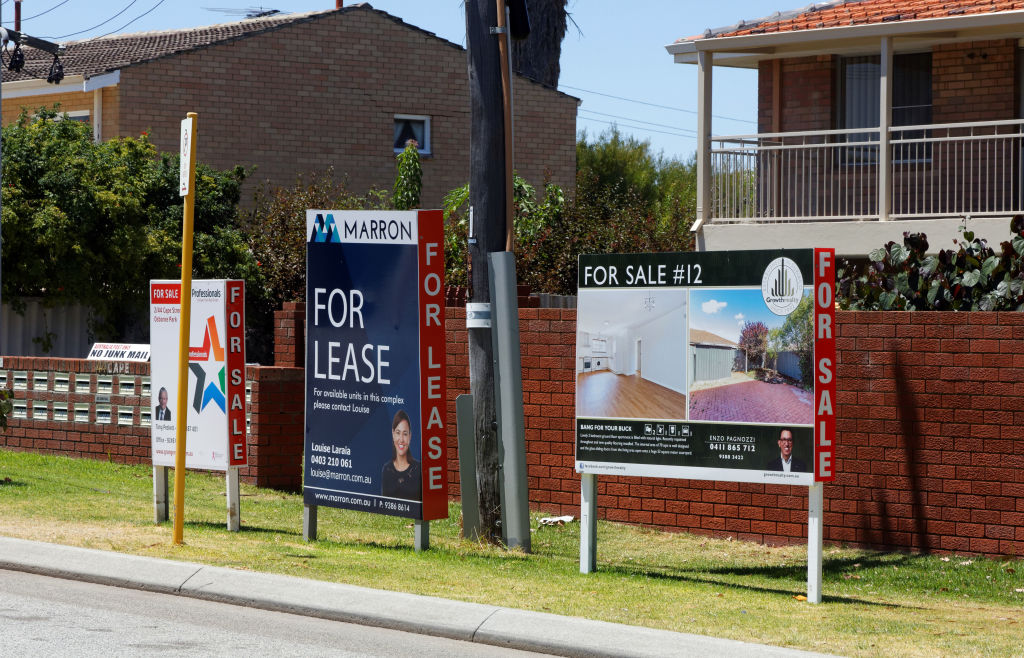 For sale for lease generic signs Perth