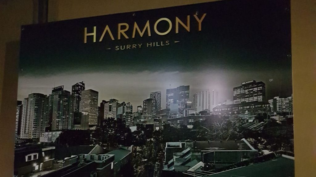 Photo of the Harmony development advertisement. Photo: undefined