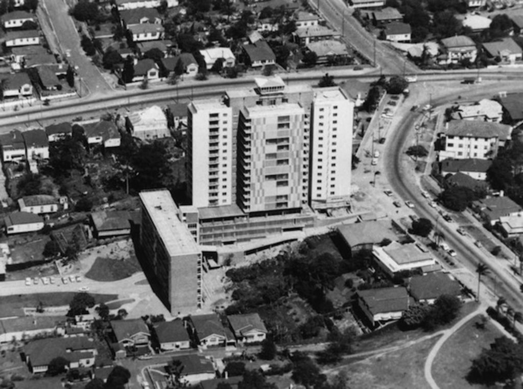 The landmark Torbreck at Highgate Hill, Brisbane, in 1960. Photo: Supplied.