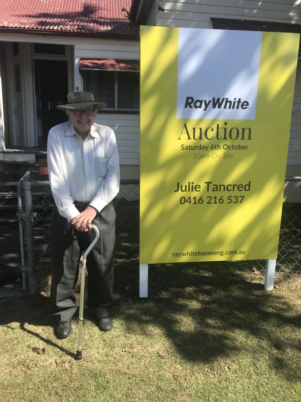 Brisbane auctions: What it's like to sell your home at the age of 83