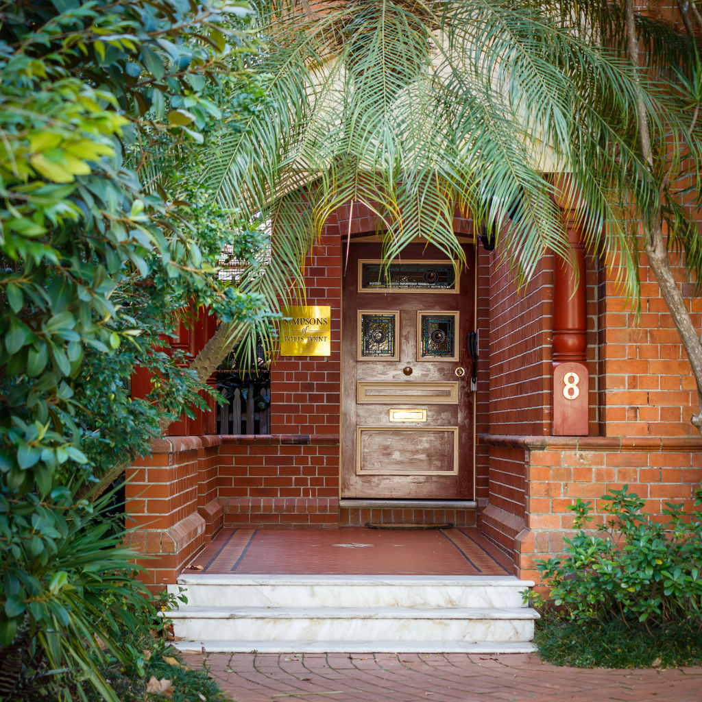 The property boasts a handsome facade of red brick. Photo: Supplied