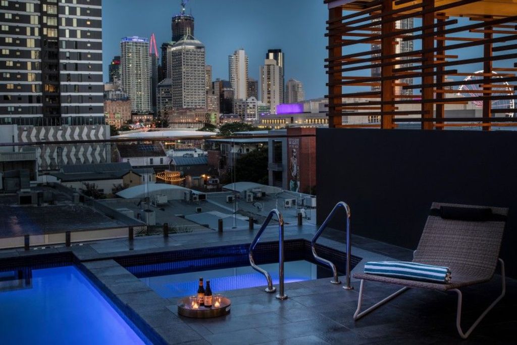 Imagine winding down after work here: 2/28 Merivale Street, South Brisbane. Photo: 360 Property Group. Photo: undefined