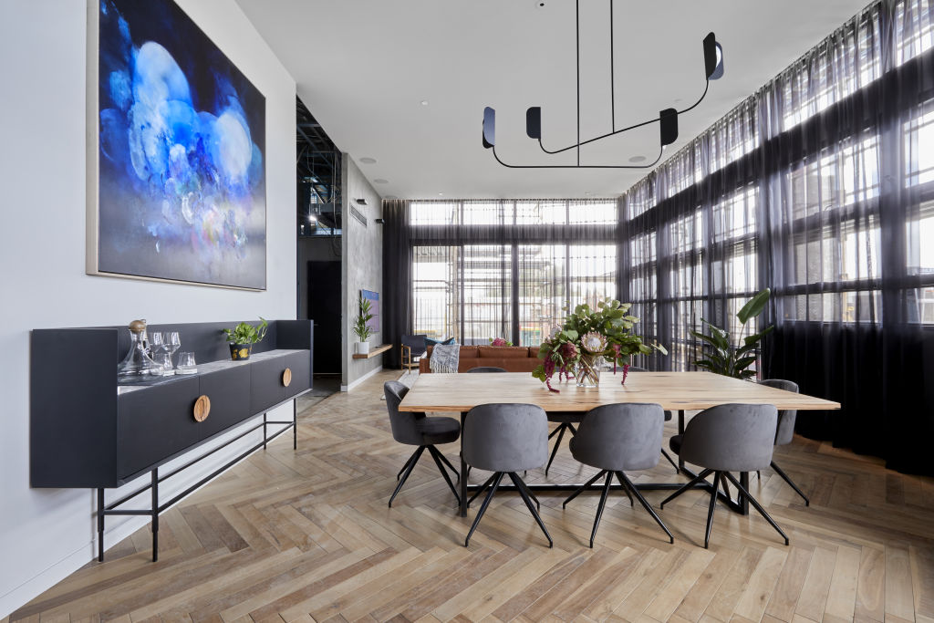 Bianca and Carla's high-quality apartment is attracting a wide range of buyers. Photo: Channel Nine Photo: undefined