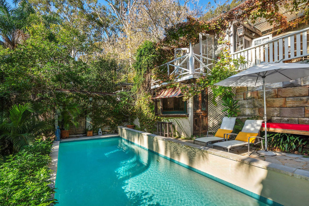 Former AC/DC manager Michael Browning's sandstone home in Avalon Beach is for sale. Photo: Supplied