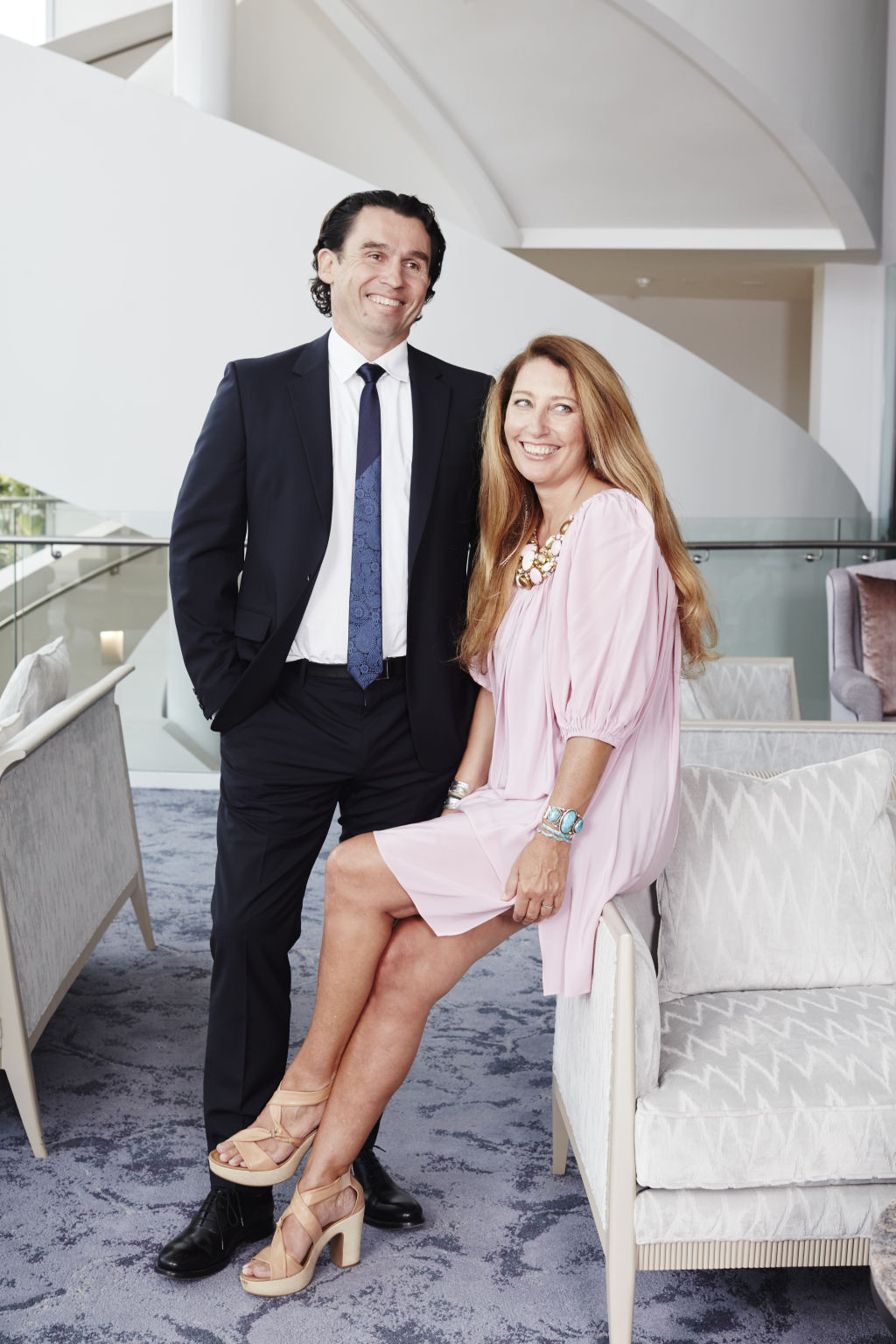 Mark and Evette Moran are swapping Point Piper to downsize to North Bondi. Photo: undefined