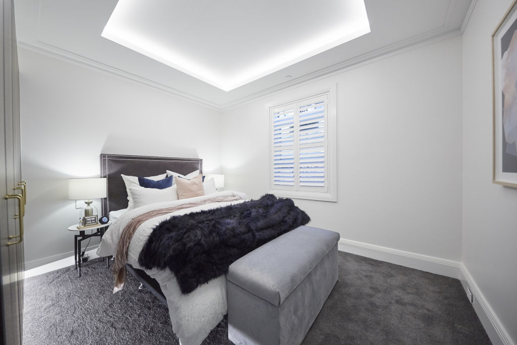 Sara and Hayden's second guest bedroom. Photo: Channel Nine Photo: undefined