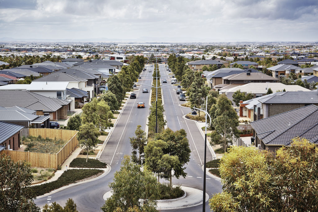 Melbourne house-and-land package suburbs  have been popular with first-home buyers. Photo: Isamu Sawa