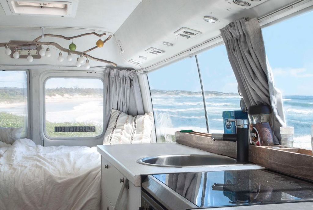 The couple pay no rent and no utilities. Photo: Instagram/@adventuresinabus Photo: undefined
