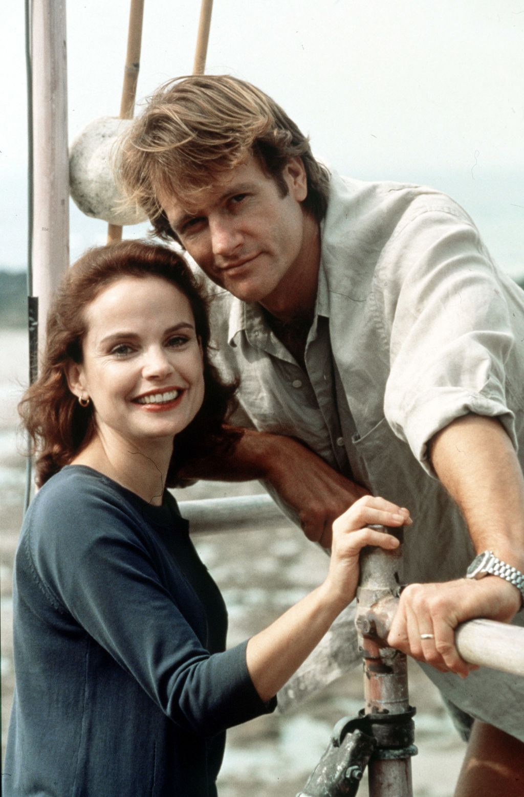 Sigrid Thornton as Laura Gibson and William McInnes as Max Connors in SeaChange. Photo: Fairfax Media Photo: Fairfax Media