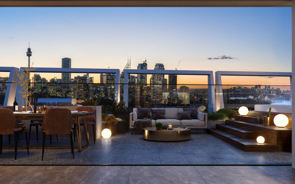 Developer Nico Tjen has bought a penthouse atop Omnia in Potts Point. Photo: Artist impression