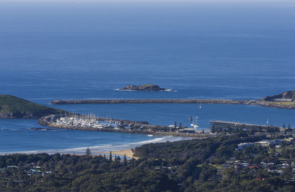 Harding lived at a holiday resort run by his parents in Coffs Harbour until the age of 12. Photo: Destination NSW
