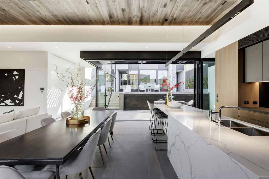 Architect Steve Domoney uses a timeless palette of materials. Photo: Supplied