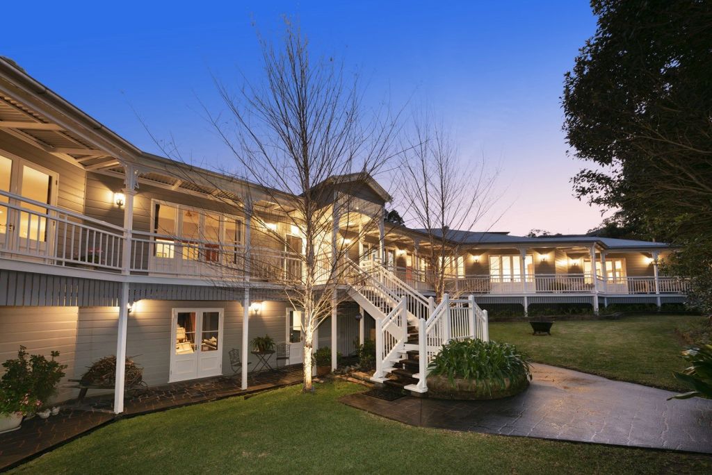 Houses in Chapel Hill, like this stunning Queenslander at 16 Tamarix Street, have risen by 8.9 per cent in the past year. Photo: Dixon Family Estate Agents