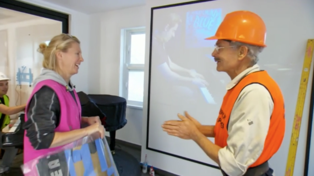 Walter Kay consulting with contestant Kerrie. Photo: Channel Nine Photo: undefined