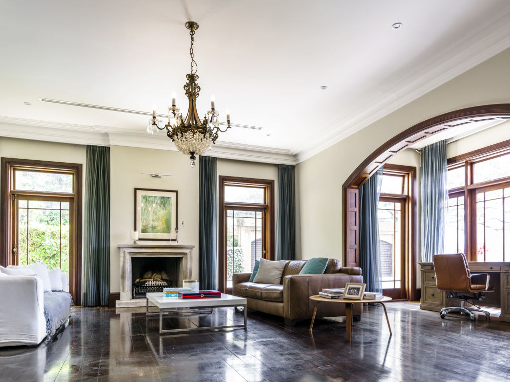 Andrew Grifftin undertook a major renovation of the Vaucluse house before it sold to Arthur Tzaneros. Photo: Domain
