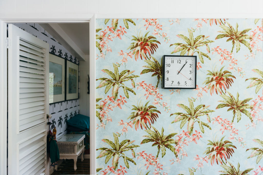 Don't overdo it with the bold wallpaper. Photo: Stocksy Photo: Stocksy