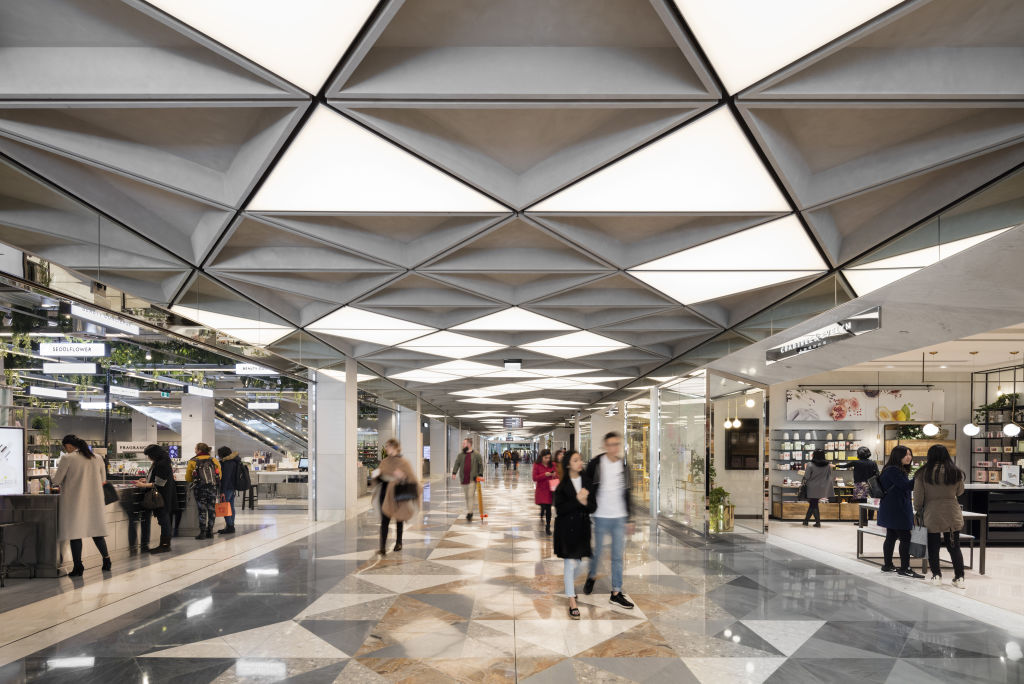 Monaro Mall in Canberra won a National Award for Interior architecture. Photo: Dianna Snape. Photo: Dianna Snape