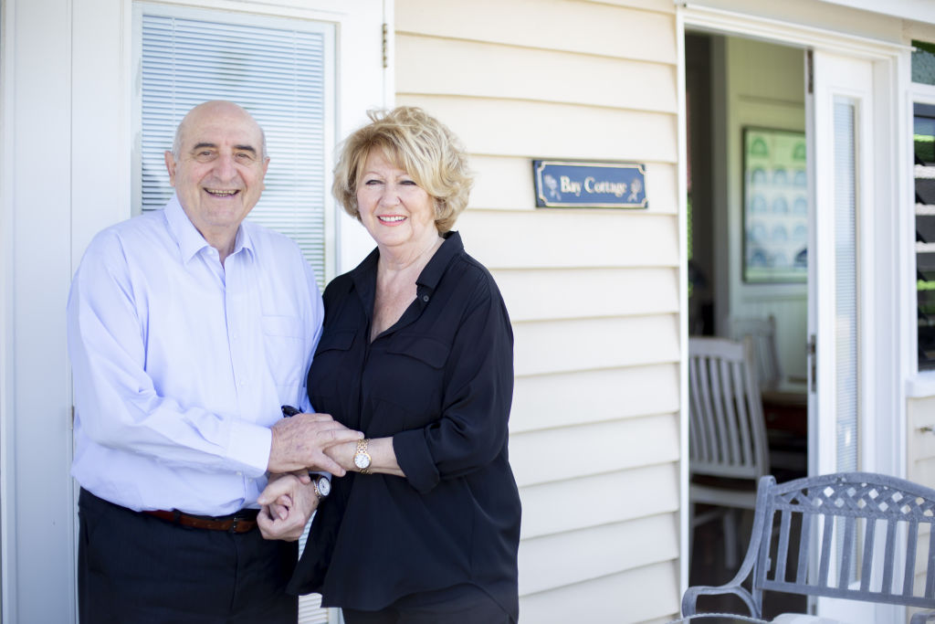 Lambert and Andrea have lived at their Manly home for 24 years. Photo: Tammy Law