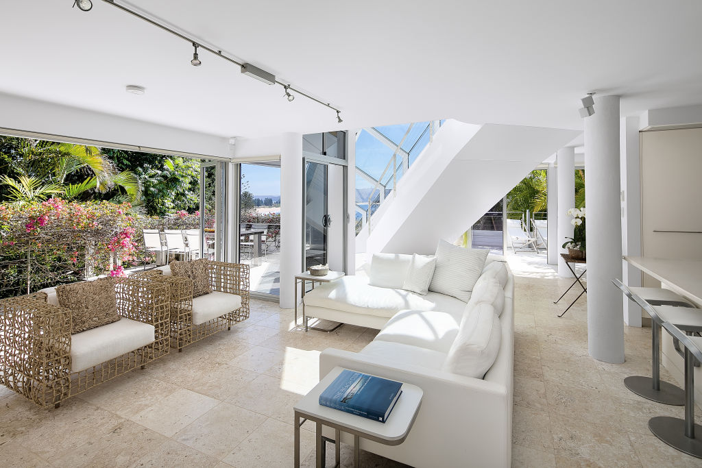 An open-plan layout defines the living spaces.  Photo: Supplied
