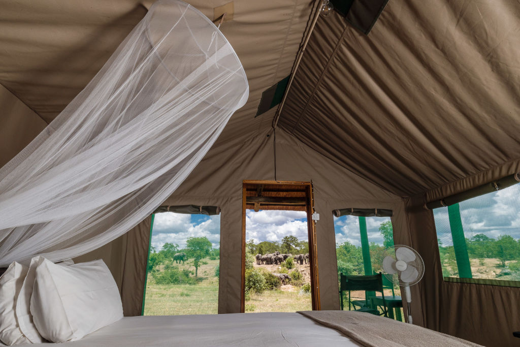 Vial travels through countries such as Tanzania, Namibia and Uganda living as a nomad in tents and huts. Photo: Bobby-Jo Vial Photo: Bobby-Jo Vial